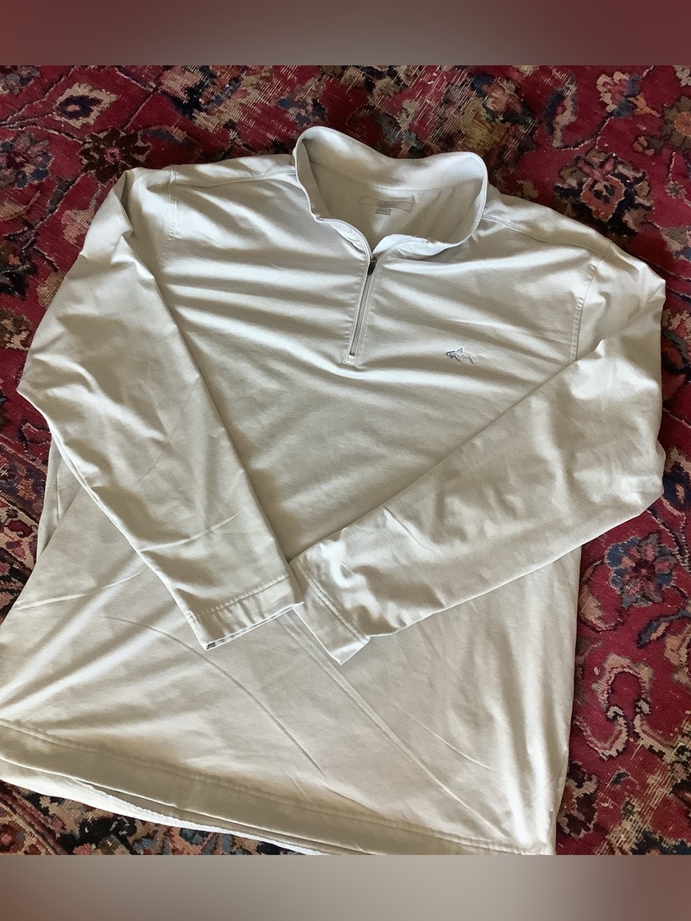 Greg Norman Collection Light Tan Quarter-Zip Pullover - Sz XXL - EUC